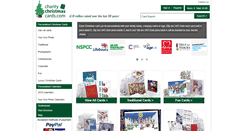 Desktop Screenshot of charitychristmascards.com